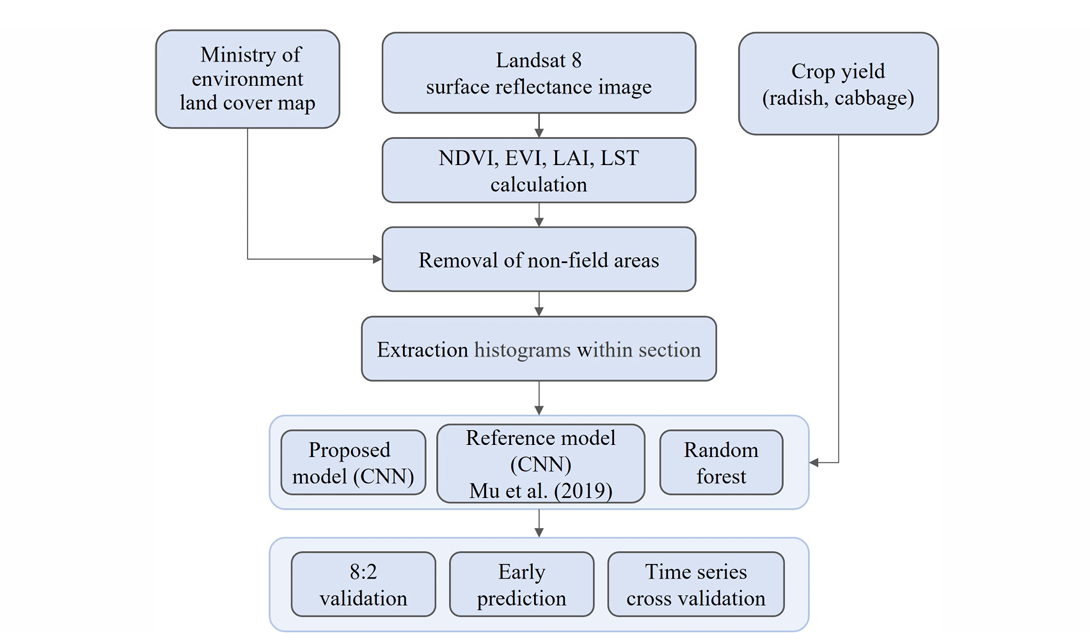 Graphical abstract of cabbage and radish yield prediction
